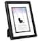 Simply Essentials™ Black Linear Frame with Double Mat by Studio Décor®